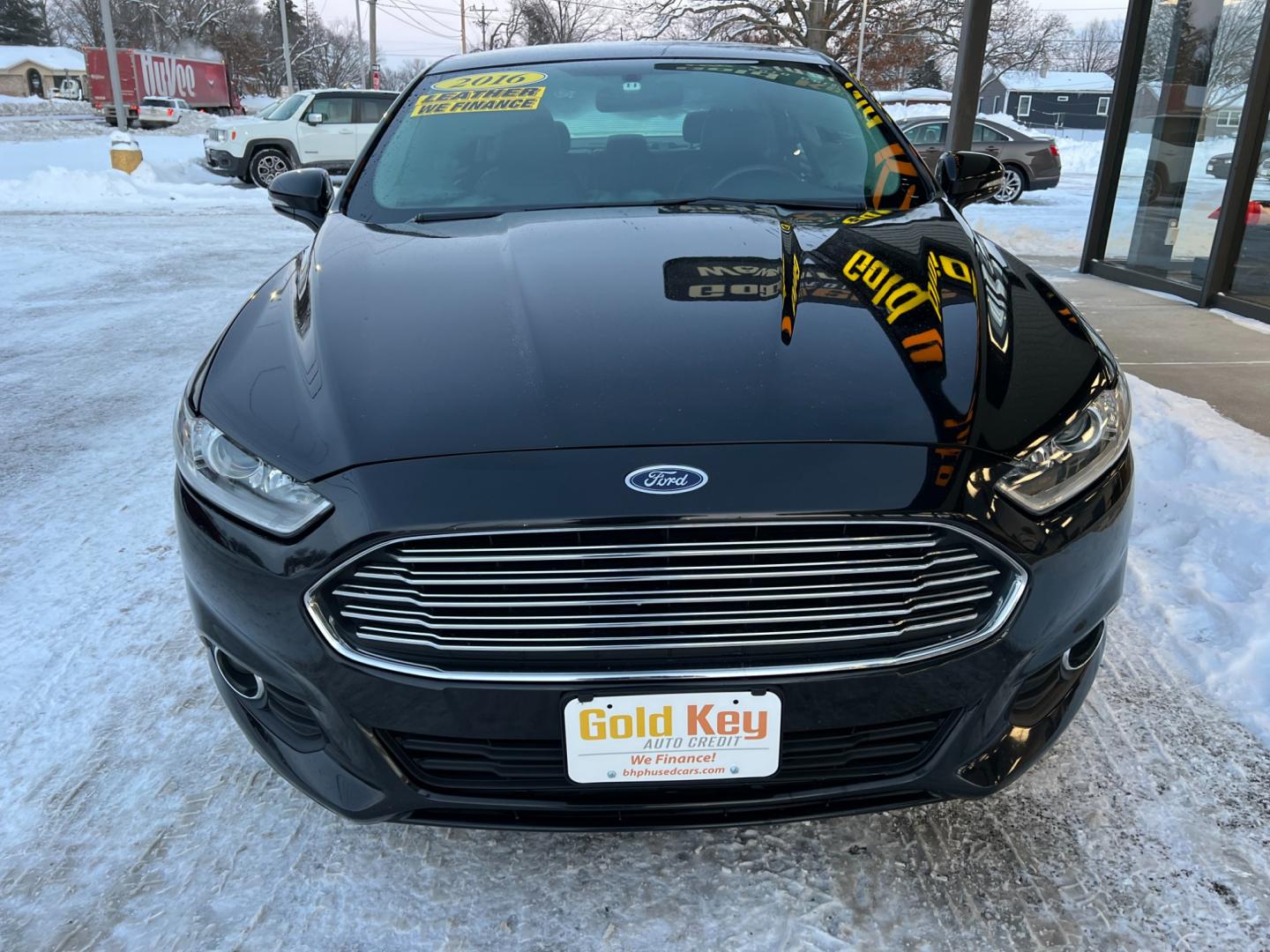 2016 Black Ford Fusion Hybrid (3FA6P0LU8GR) , located at 1633 W Kimberly, Davenport, IA, 52806, (563) 323-5341, 41.559456, -90.598732 - Photo#2